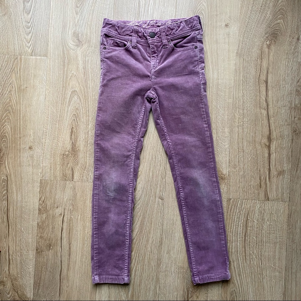 H&M L.O.G.G. (Sweden) Girls Lavender Corduroy Pants. Size 8-9Y